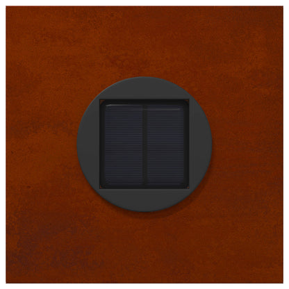 Solar LED Weg Licht 2 pcs Cortenstahl Cortenstahl