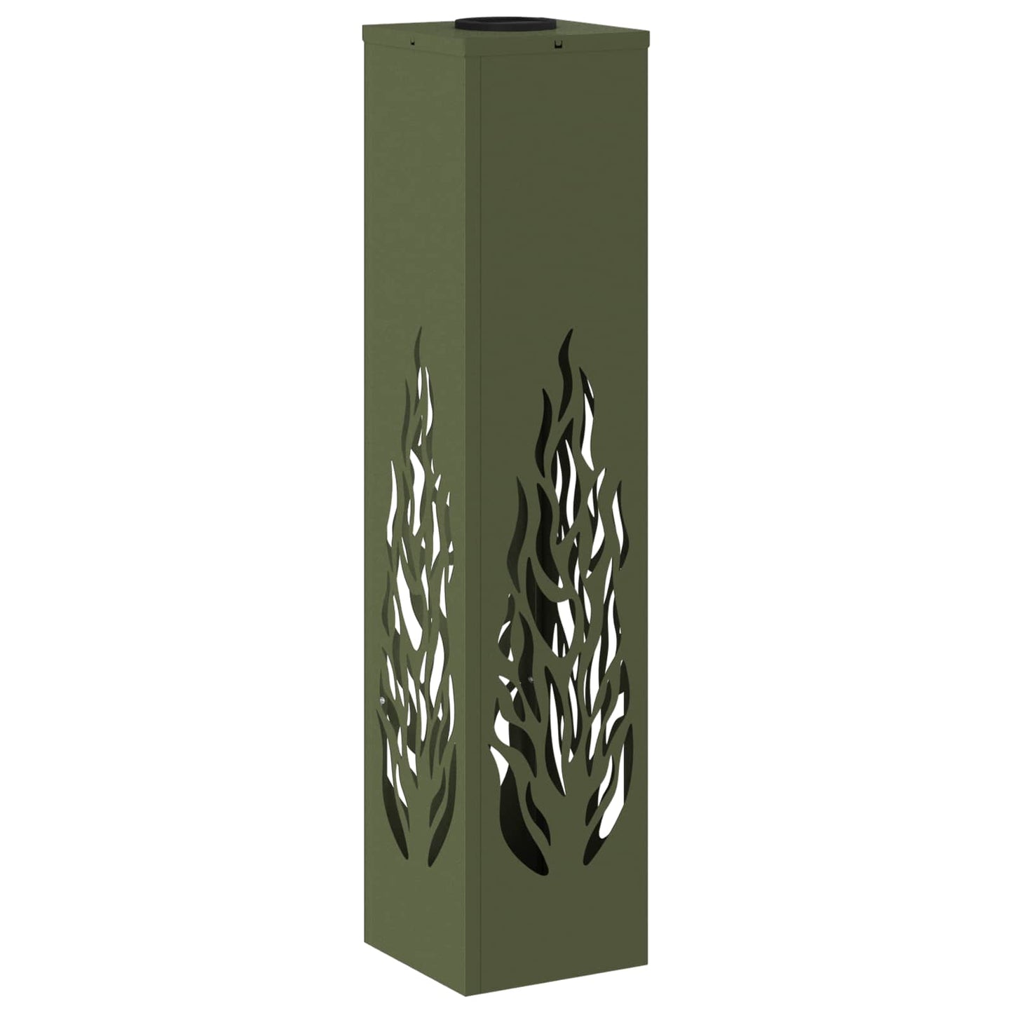 Solar LED Weg Licht 2 pcs Olive Grün Kalt gewalzter Stahl