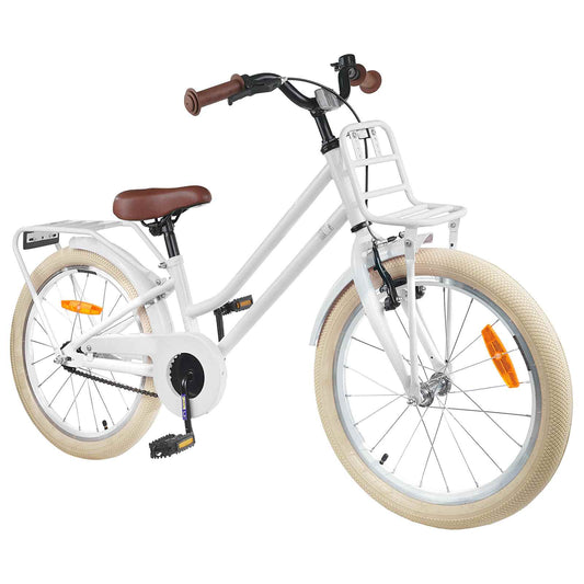 Kinderfahrrad 20 Zoll für 6-11 Jahre alt Weiß