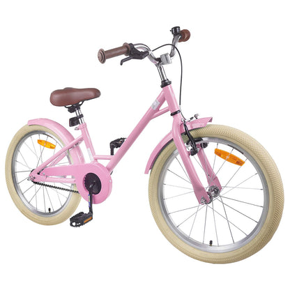 Kinderfahrrad 20 Zoll für 6-11 Jahre alt Hellrosa