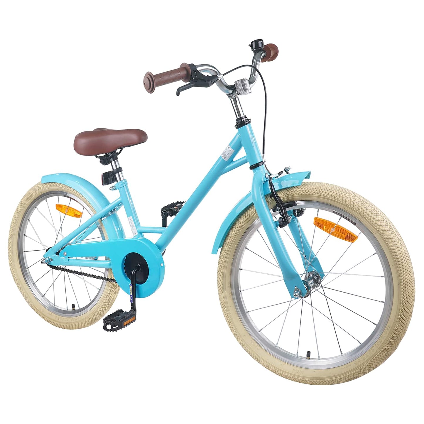 Kinderfahrrad 22 Zoll für 7-12 Jahre alt Himmelblau