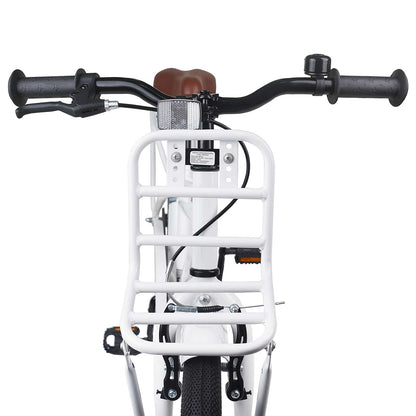 Kinderfahrrad 20 Zoll für 6-11 Jahre alt Weiß