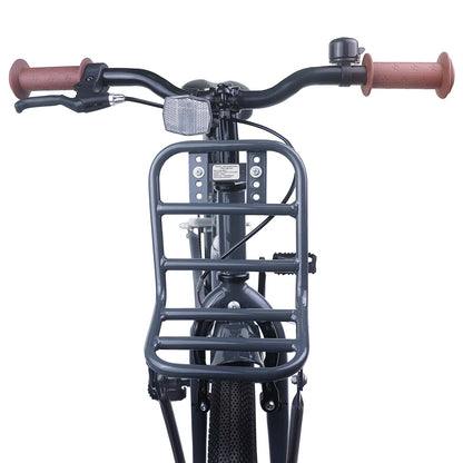 Kinderfahrrad 22 Zoll für 7-12 Jahre alt Dunkelgrau