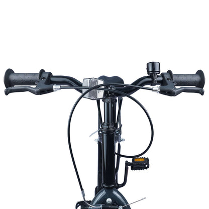 Kinderfahrrad 20 Zoll für 6-11 Jahre alt Schwarz