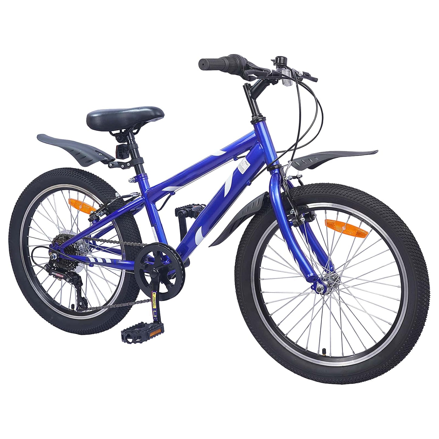 Kinderfahrrad 20 Zoll 6-Speed für 6-11 Jahre alt Dunkelblau