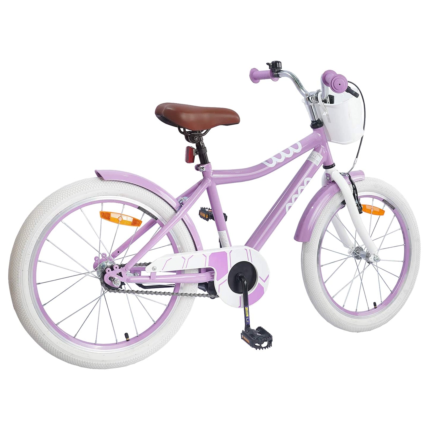 Kinderfahrrad 18 Zoll für 5-7 Jahre alt Lila