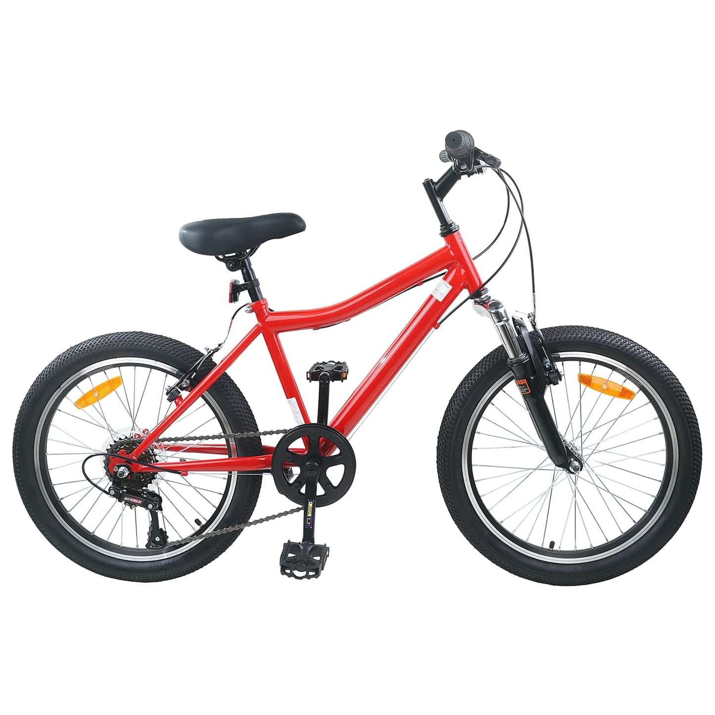 Kinderfahrrad 24 Zoll 6-Speed für 8-12 Jahre alt Rot