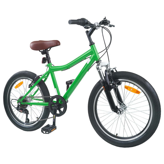 Kinderfahrrad 20 Zoll 6-Speed für 6-11 Jahre alt Grün