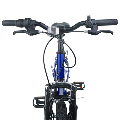 Kinderfahrrad 24 Zoll 6-Speed für 8-12 Jahre alt Dunkelblau