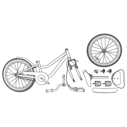 Kinderfahrrad 20 Zoll für 6-11 Jahre alt Dunkelrosa