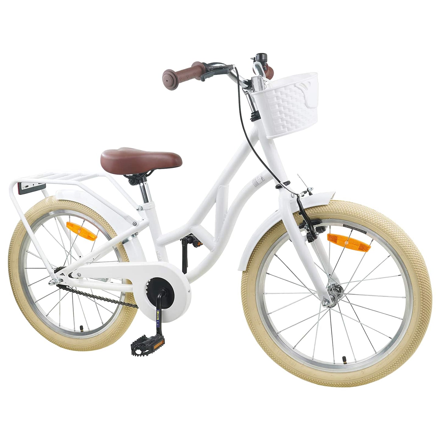 Kinderfahrrad 24 Zoll für 8-12 Jahre alt Weiß