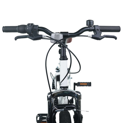 Kids Mountain Bike 20 Zoll 6-Speed für 5-8 Jahre alt Weiß