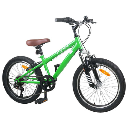 Kids Mountain Bike 20 Zoll 6-Speed für 5-8 Jahre alt Grün
