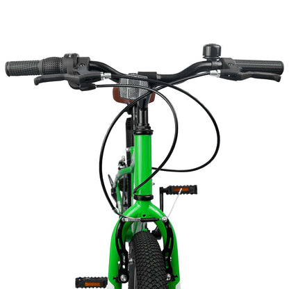 Mountain bike da 24 pollici a 6 velocità per bambini dagli 8 ai 12 anni, verde