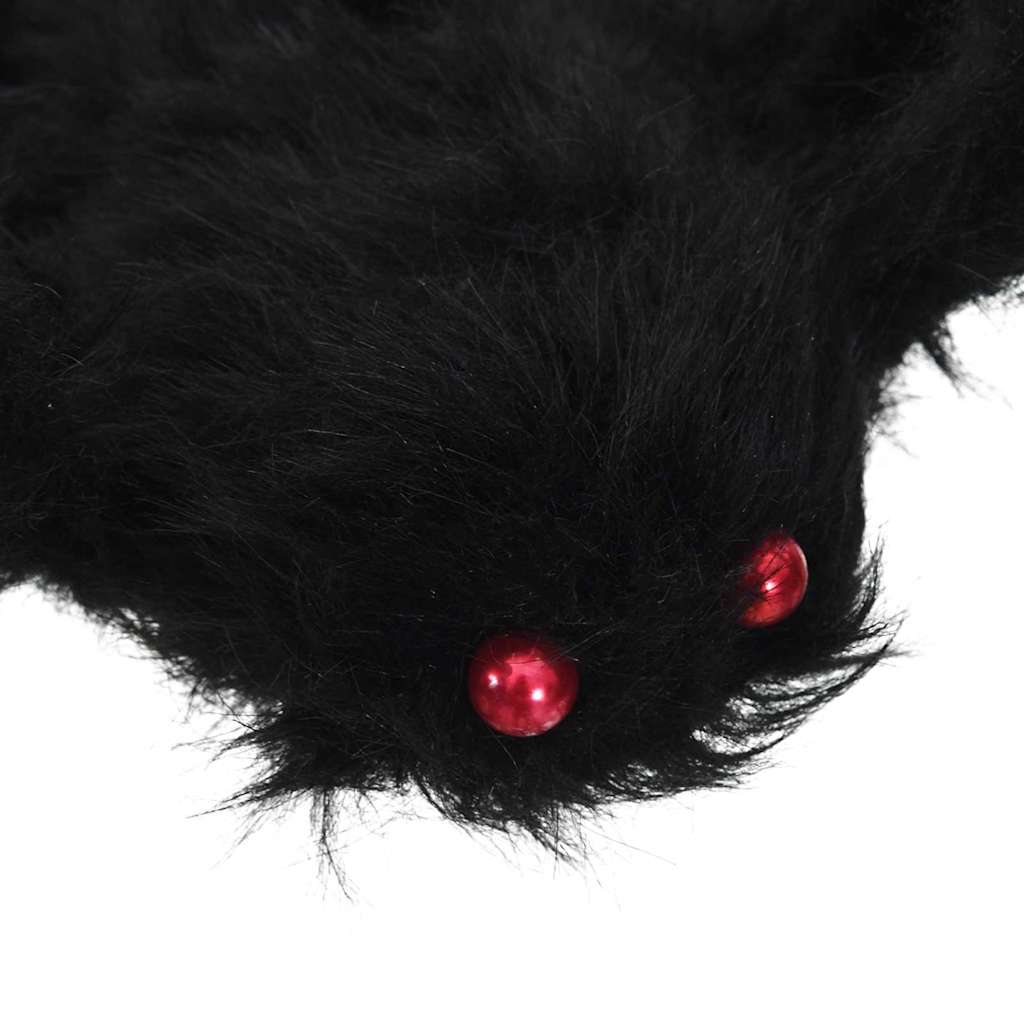 Decorazione ragno di Halloween 6 pezzi Nero 75 cm