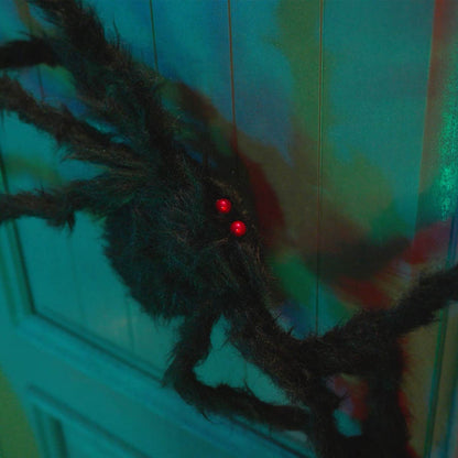 Decorazione ragno di Halloween 6 pezzi Nero 75 cm