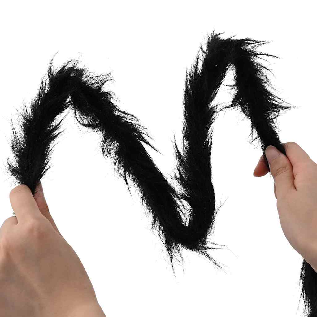 Decorazione ragno di Halloween 6 pezzi Nero 75 cm