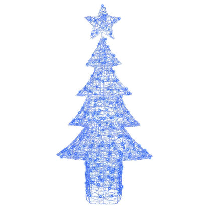 Weihnachtsbaum mit 240 LEDs Blau 180 cm Acryl