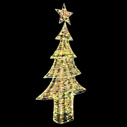 Weihnachtsbaum mit 240 LEDs Warmweiß 181 cm PET