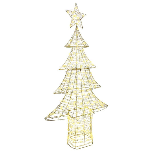Weihnachtsbaum mit 240 LEDs Warmweiß 181 cm PET