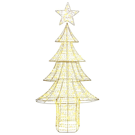 Weihnachtsbaum mit 240 LEDs Warmweiß 181 cm PET