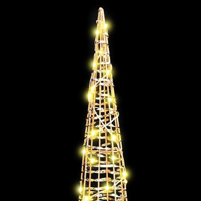 Weihnachtsbaum mit 90 LEDs 3 pcs Warmweiß 20 x 20 x 80 cm PET