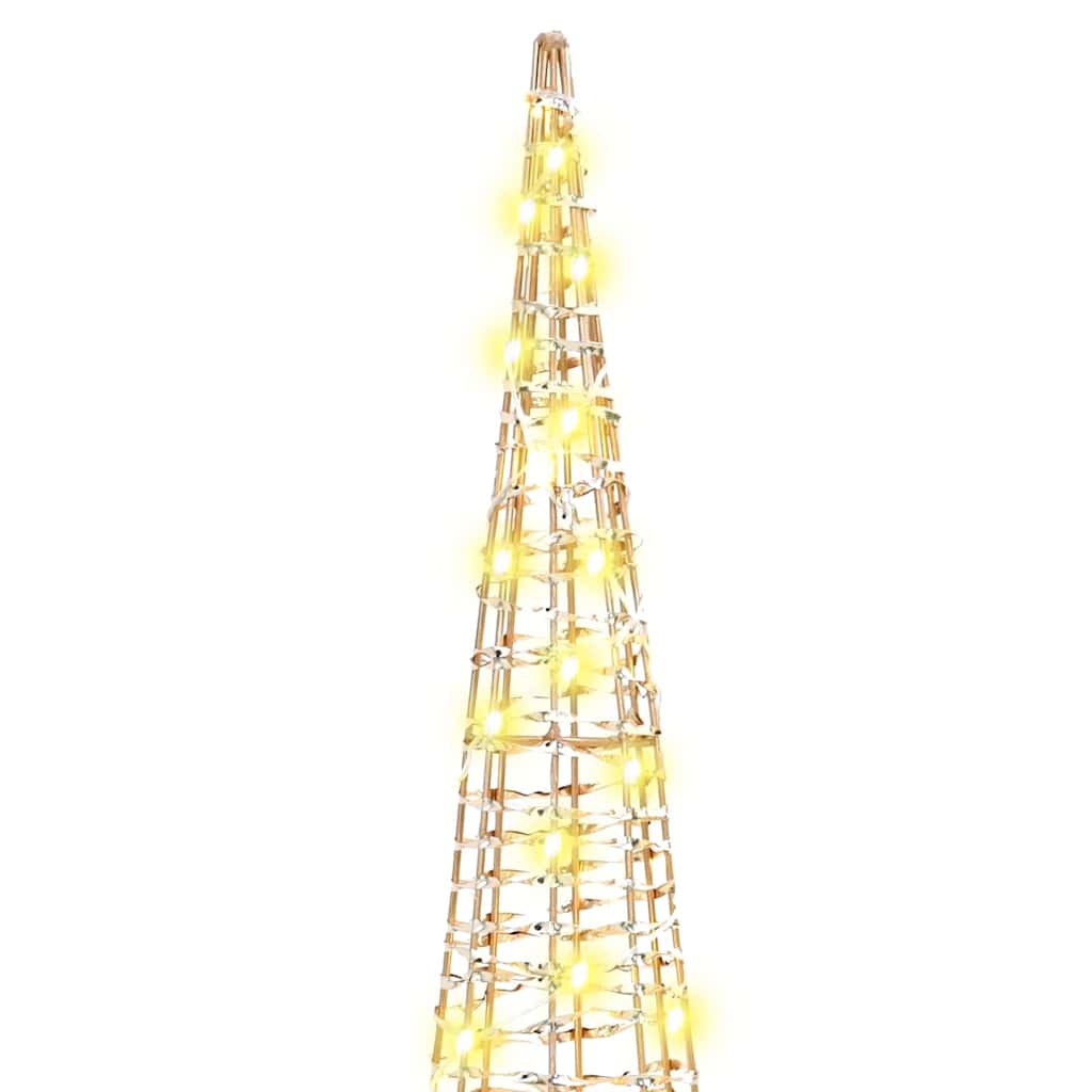 Weihnachtsbaum mit 90 LEDs 3 pcs Warmweiß 20 x 20 x 80 cm PET