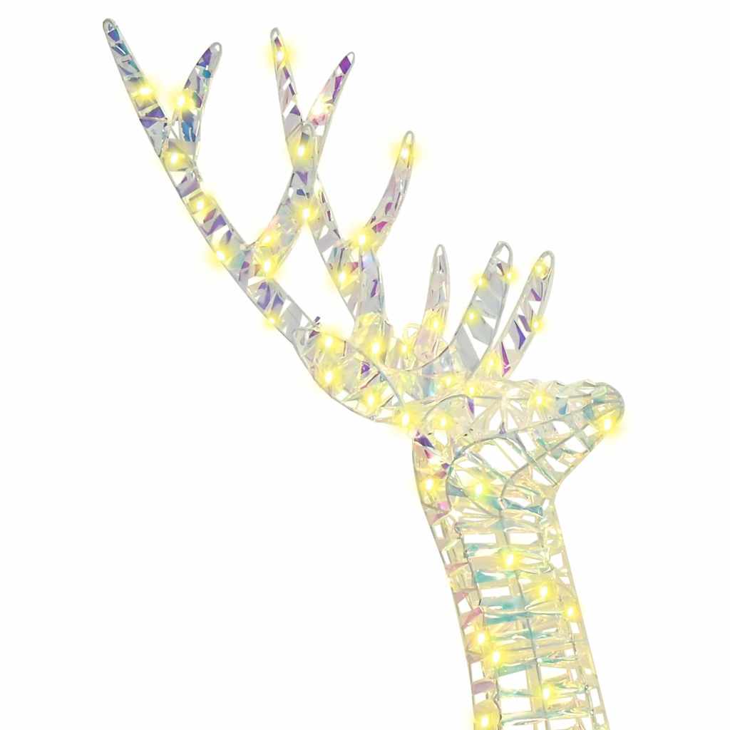 3D Rentier mit 140 LEDs Warmweiß 128 cm Haustier