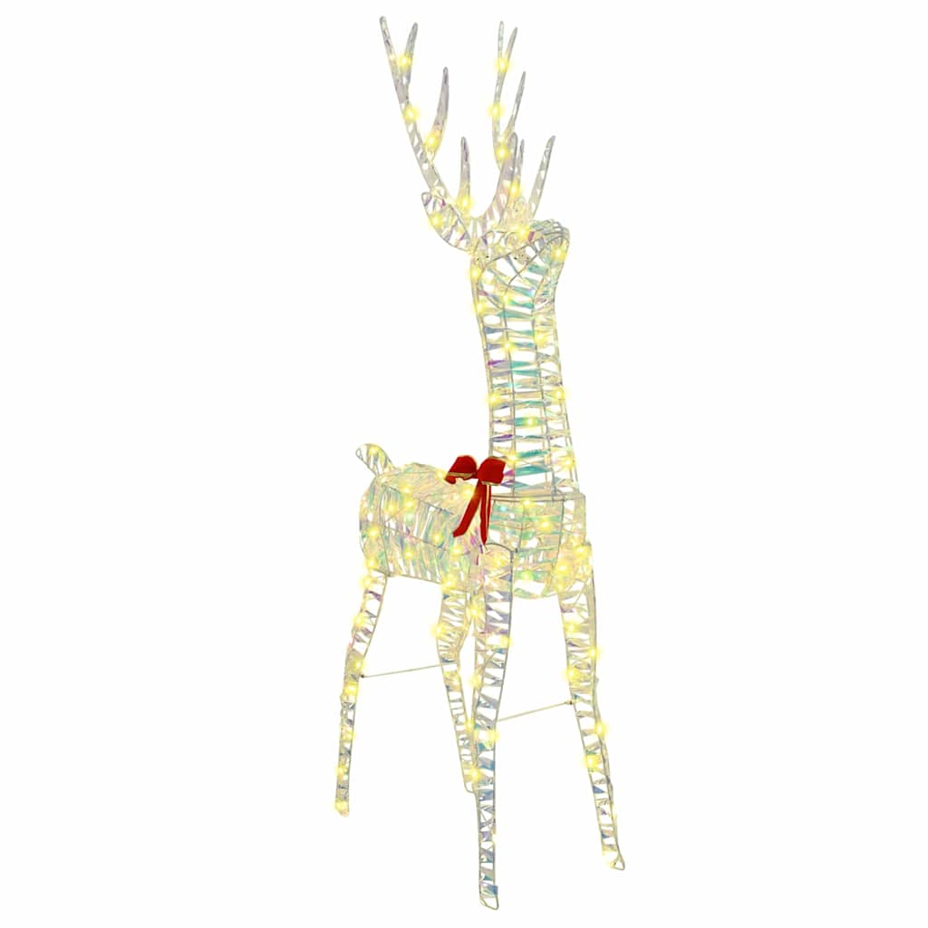3D Rentier mit 140 LEDs Warmweiß 128 cm Haustier