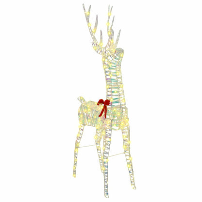 3D Rentier mit 140 LEDs Warmweiß 128 cm Haustier