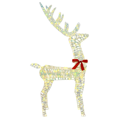 3D Rentier mit 140 LEDs Warmweiß 128 cm Haustier