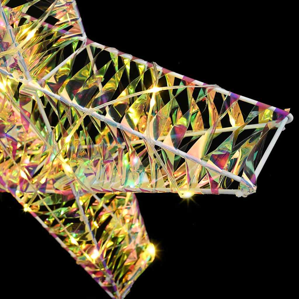 3D Stern mit 50 LEDs Warmweiß 55 x 52,5 x 9 cm Haustier