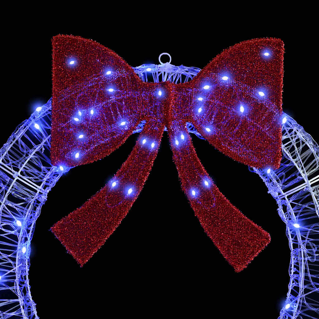 Ghirlanda con 150 LED blu, 120 cm, acrilico