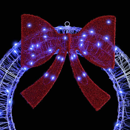 Ghirlanda con 150 LED blu, 120 cm, acrilico