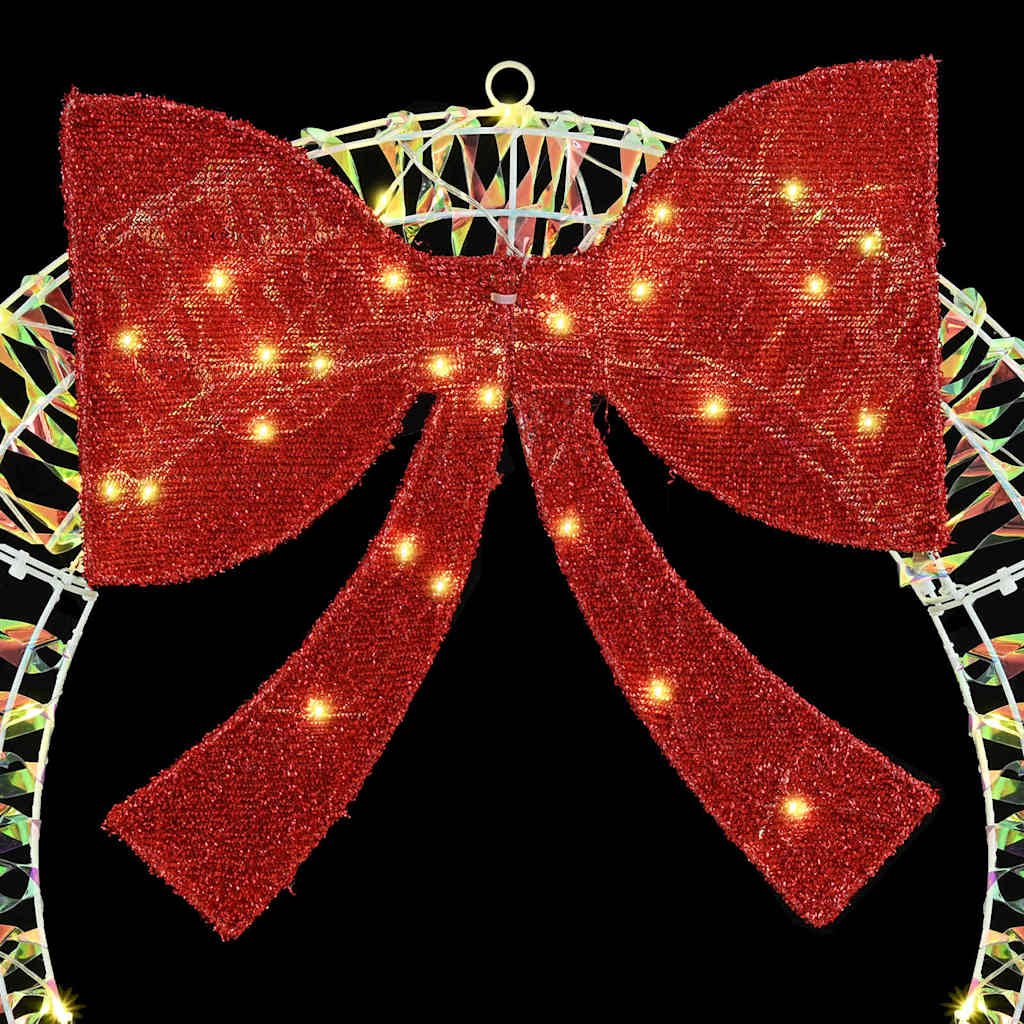 Kranz mit 60 LEDs Warmweiß 75 cm PET