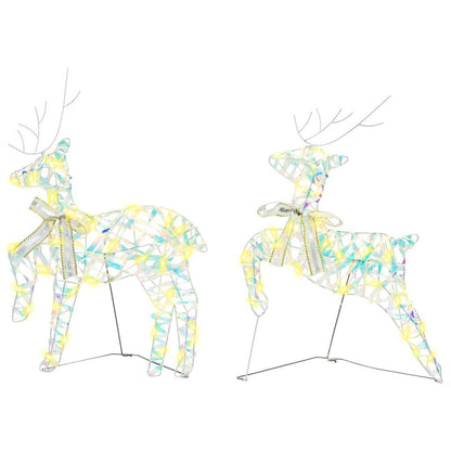 LED Rentiere mit 40 LEDs 2 pcs Warmes Weiß Haustier