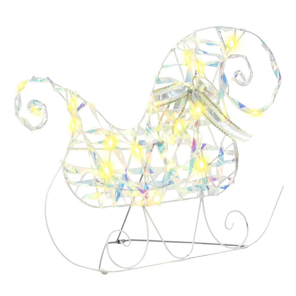 LED Rentiere mit 60 LEDs 3 pcs Warmes Weiß PET