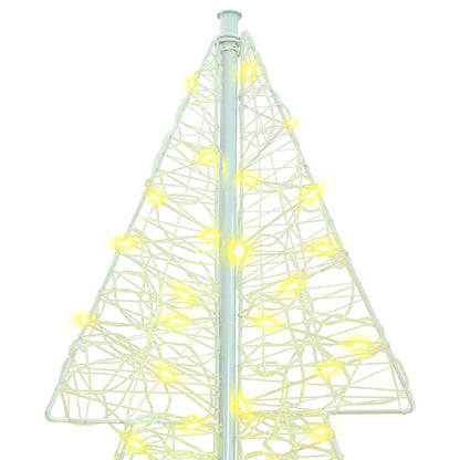 Weihnachtsbaum mit 240 LEDs Warmes Weiß 180 cm Acryl