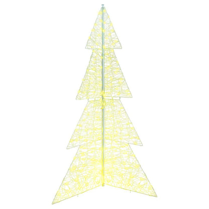 Weihnachtsbaum mit 240 LEDs Warmes Weiß 180 cm Acryl