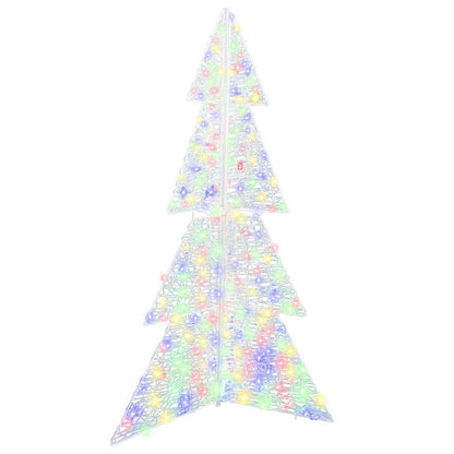 Weihnachtsbaum mit 240 LEDs Mehrfarbig 180 cm Acryl