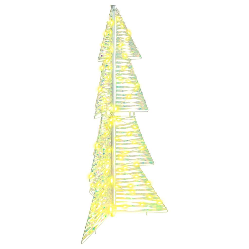 Weihnachtsbaum mit 100 LEDs Warmes Weiß 120 cm PET