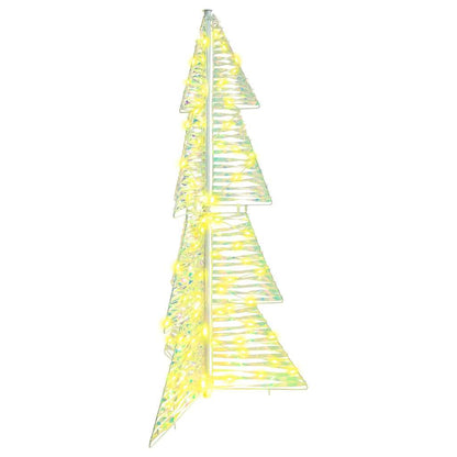 Weihnachtsbaum mit 100 LEDs Warmes Weiß 120 cm PET