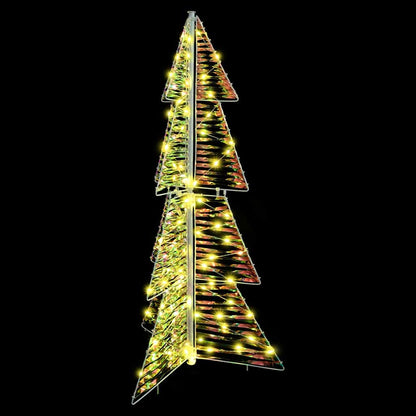 Weihnachtsbaum mit 100 LEDs Warmes Weiß 120 cm PET