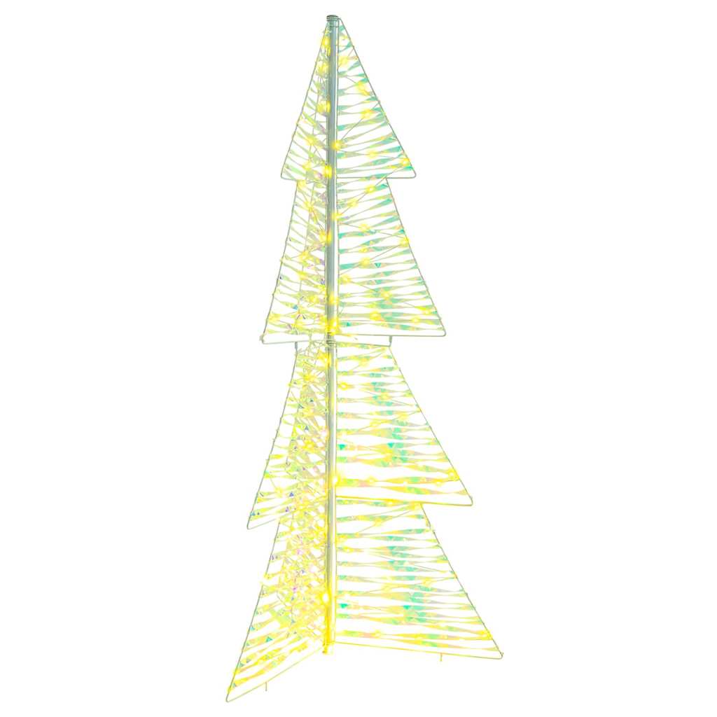 Weihnachtsbaum mit 160 LEDs Warmes Weiß 150 cm PET