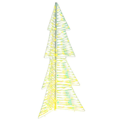 Weihnachtsbaum mit 160 LEDs Warmes Weiß 150 cm PET