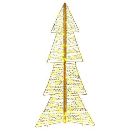 Weihnachtsbaum mit 100 LEDs Warmes Weiß 120 cm PET