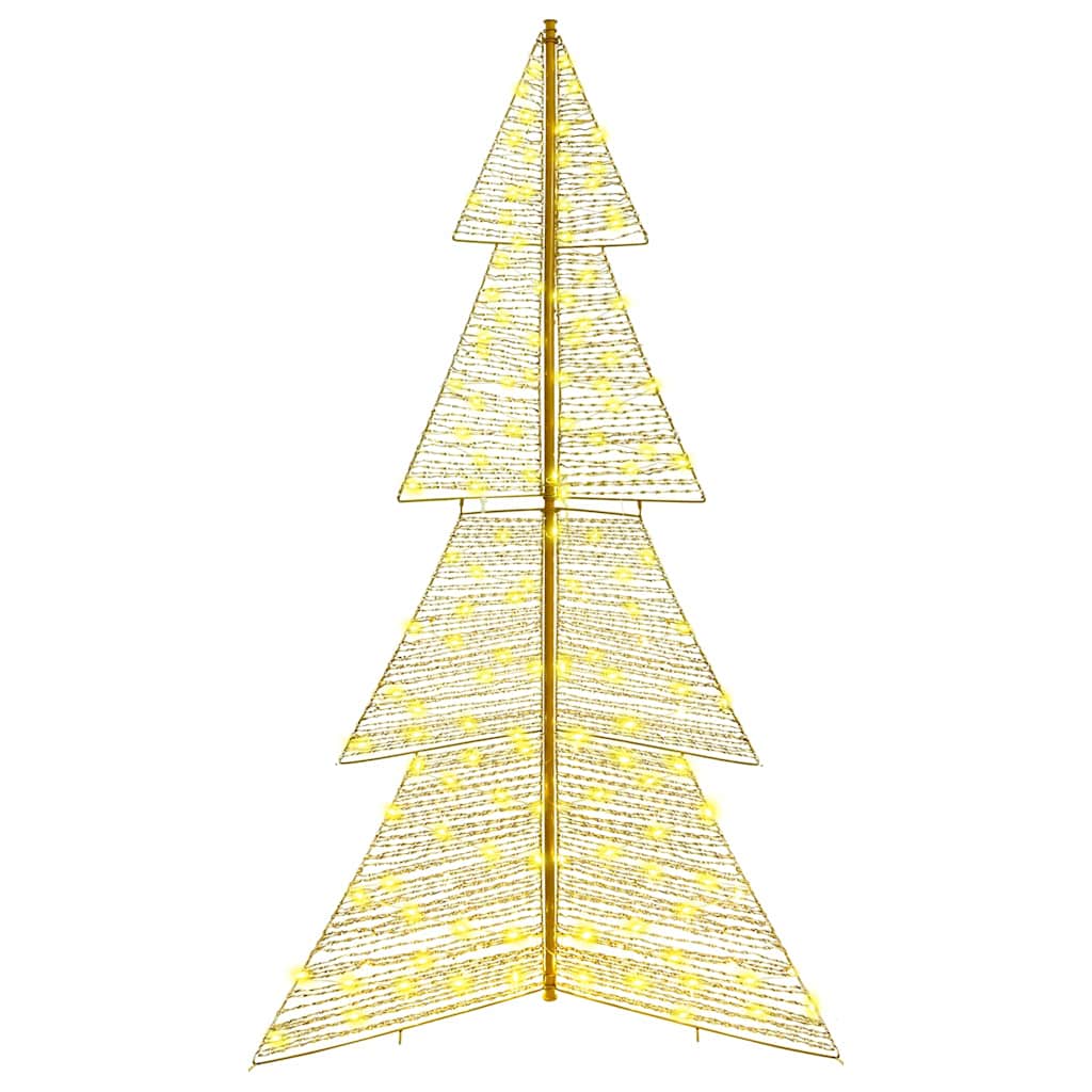 Weihnachtsbaum mit 240 LEDs Warmes Weiß 180 cm PET