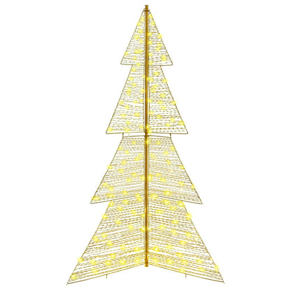 Weihnachtsbaum mit 240 LEDs Warmes Weiß 180 cm PET