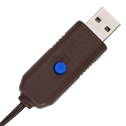 Albero di Natale con 240 LED bianco caldo, 180 cm, rattan