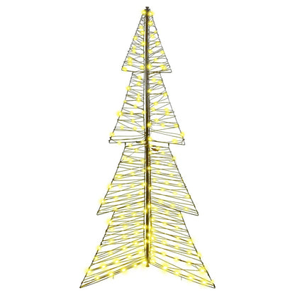 Weihnachtsbaum mit 240 LEDs Warmes Weiß 180 cm Rattan